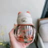 Kids Straw Water Bottle Leakproof BPA Free Cartoon Sippy Cup 450ml 3