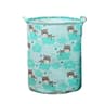 Foldable Cotton Linen Laundry Hamper Large Laundry Storage Bag 1