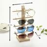 Multi Layer Wood Sunglasses Display Rack Eyeglasses Organizer Stand 2