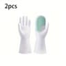 Waterproof Dishwashing Gloves Rubber Latex Household Cleaning Gloves 2
