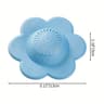 Silicone Hair Catcher Drain Cover Shower And Bathtub Hair Stopper 3