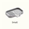 Silicone Sink Tray Drain Soap Sponge Holder Kitchen Sink Organizer 1
