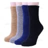 Womens Fuzzy Winter Socks Thick Thermal Slipper Set 4
