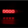 Car Emergency Strobe Light 8 LED Red Blue Warning Beacon 2