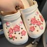 Purple Flower Shoe Charms Cute Clog Decoration Accessories 2