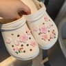 Purple Flower Shoe Charms Cute Clog Decoration Accessories 3