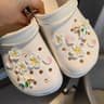 Purple Flower Shoe Charms Cute Clog Decoration Accessories 4