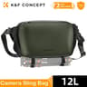K And F Concept Waterproof Camera Sling Bag 10L 12L For Travel Photography With Tripod Holder 5