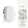 PU Leather Hard Shell Camera Case For Compact Digital Cameras And Accessories 3