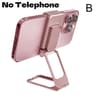 Portable Aluminum Phone Stand Folding Desktop Phone Holder Stand With Back Clip 1