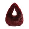 Soft Plush Winter Tote Bag Small Elegant Plush Handbag For Women 2