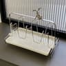 Stainless Steel Cup Rack 6 Slot Countertop Mug Holder Organizer 2
