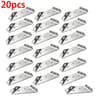 Stainless Steel Right Angle Brackets 90 Degree Furniture Corner Connectors Set 2