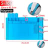 Heat Resistant Silicone Soldering Station Work Mat Anti Static Repair Pad 7