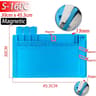 Heat Resistant Silicone Soldering Station Work Mat Anti Static Repair Pad 8