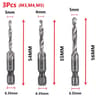Titanium Coated Metric Tap Drill Bit Set Hex Shank Thread Tapping Tool 11