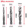 Titanium Coated Metric Tap Drill Bit Set Hex Shank Thread Tapping Tool 12
