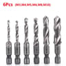 Titanium Coated Metric Tap Drill Bit Set Hex Shank Thread Tapping Tool 15