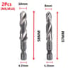 Titanium Coated Metric Tap Drill Bit Set Hex Shank Thread Tapping Tool 7