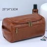 Leather Hanging Toiletry Bag Travel Dopp Kit For Men And Women 3