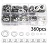 304 Stainless Steel Flat Washers Set Durable Hardware Assortment 1