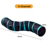 Foldable Cat Play Tunnel Breathable Indoor Cat Toy Tube 4
