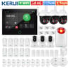 KERUI Tuya 4G WiFi Home Alarm System Wireless Security Kit With 7 Inch Touch Screen Panel 2