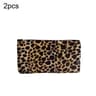 Leopard Print Makeup Bag Set Travel Cosmetic Organizer 2pcs 2
