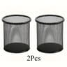 Black Mesh Desktop Pen Holder Set Wire Pencil Storage Cups 1