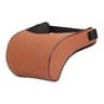 Ergonomic Leather Car Headrest Neck Pillow With Memory Cotton Support 3