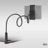 Flexible Gooseneck Tablet Holder Stand With Clamp For Bed And Desk 3