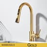 Pull Out Kitchen Faucet 360 Rotation Single Lever Hot And Cold Sink Mixer Tap 3