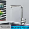 Pull Out Kitchen Sink Faucet Stainless Steel Hot Cold Mixer Tap With Two Mode Sprayer 2