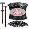 Nylon Cable Tie Mount Buckle With Nail Fixed Clip For Car Fender Lining And Outdoor Gear 1