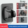 Black High Pressure Shower Head 5 Mode Adjustable Water Saving Massage Shower Head 9
