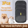 Pet Hair Remover Glove Cat Hair Remover Brush Double Sided Fur Cleaning Tool 3