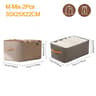 Clothes Storage Bag Foldable Storage Organizer Portable Wardrobe Organizer Box 12