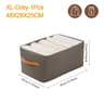 Clothes Storage Bag Foldable Storage Organizer Portable Wardrobe Organizer Box 10