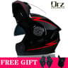 DOT Approved Modular Motorcycle Helmet Flip Up Dual Visor Racing Helmet 5