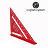 7 Inch Aluminum Speed Square Triangle Ruler Angle Measuring Tool 6