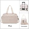 Expandable Travel Bag Carry On Duffle Bag Large Multi Layer Weekend Handbag 11