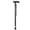 Non Slip Retractable Walking Cane With LED Light Aluminum Alloy Elderly Support Stick 1