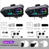 Kebidumei YP10 2X Motorcycle Intercom Headset Bluetooth 53 Waterproof 300m 2
