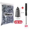 Universal Tubeless Tire Repair Kit Glue Free Tire Puncture Repair Nails Set For Car And Motorcycle 4