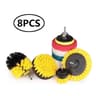 3 Pcs Drill Brush Kit Electric Scrubber Brush Set For Carpet Glass Car Tires Cleaning 6