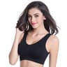 Seamless No Pad Sports Bra Breathable Workout Bralette For Yoga Running Fitness 2
