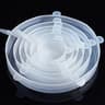 Silicone Stretch Lids Reusable Food Covers Elastic Silicone Lids Universal Bowl Lid Set 6pcs 4