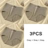 3 Pack High Waist Cotton Panties Comfortable Breathable Womens Underwear Briefs 3