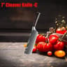 Professional Damascus Kitchen Knife Japanese Santoku And Butcher Cleaver For Precision Cutting 1