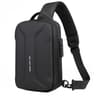 Anti Theft Crossbody Bag Combination Lock Chest Pack USB Charging Mens Travel Sling Bag 1